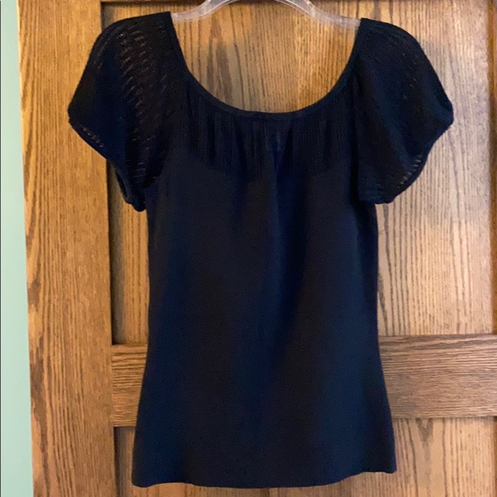 White House Black Market short sleeve sweater